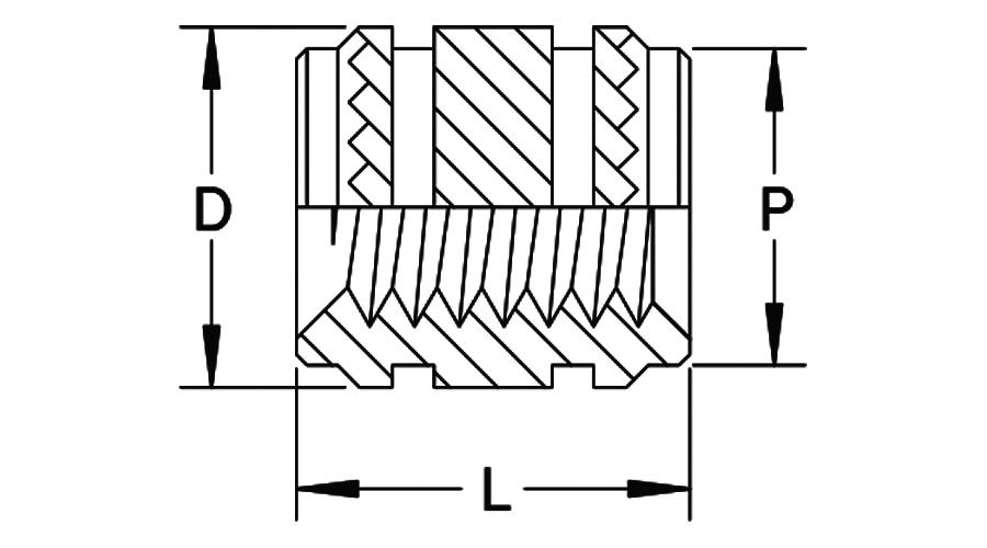 MNZ Insertos em miniatura