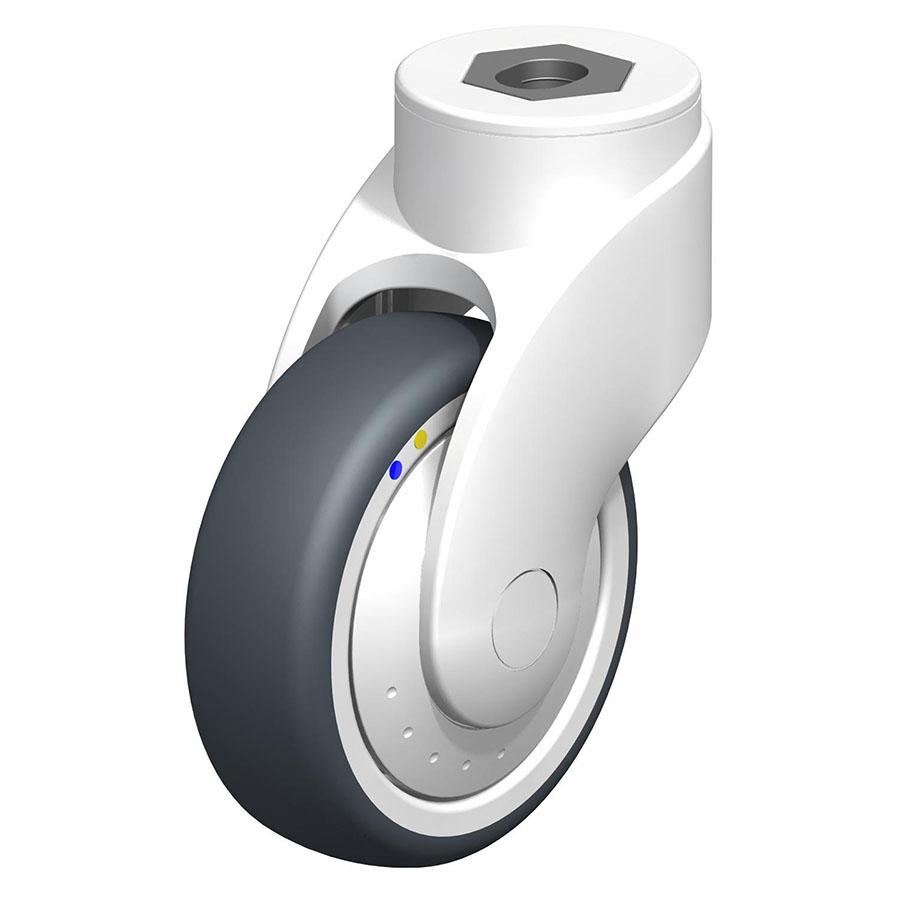 LWKXE - Rueda giratoria de material sintético Blickle WAVE