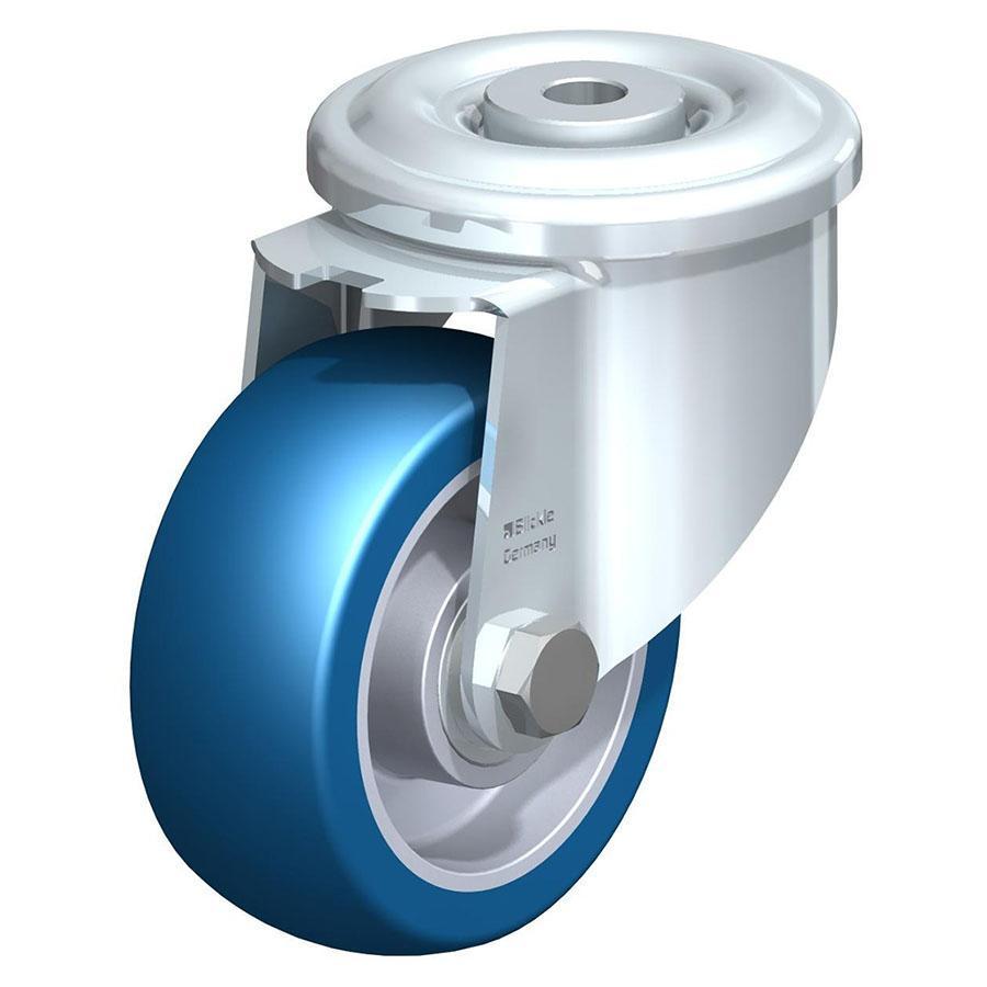 LKR - Rueda giratoria de acero prensado