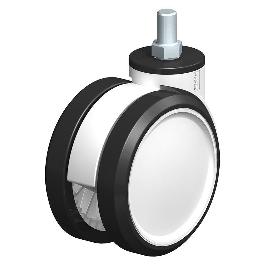 LKDG - Rueda giratoria doble sintética