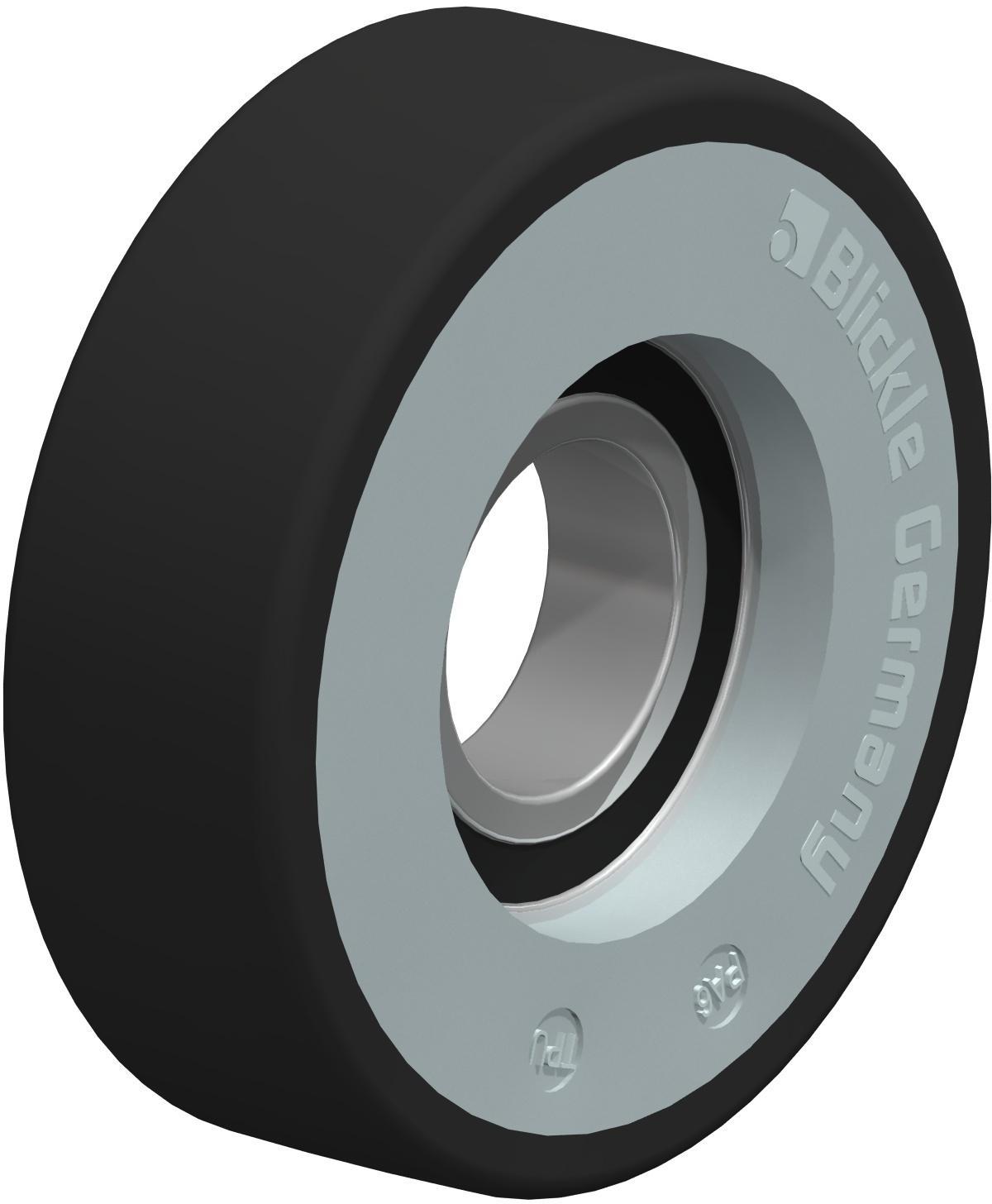 Rodillo guía FPTH con banda de rodadura de poliuretano termoplástico