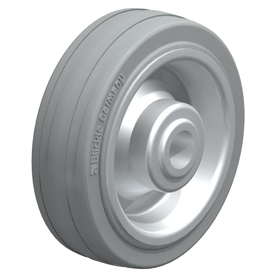 Rueda en V con neumáticos de caucho macizo estándar