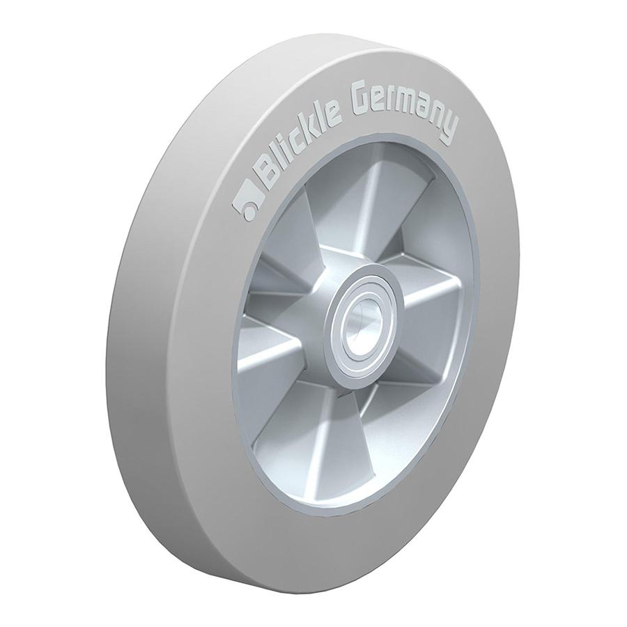 ALEV - Rueda para cargas pesadas con neumáticos de caucho macizo elásticos «Blickle EasyRoll»