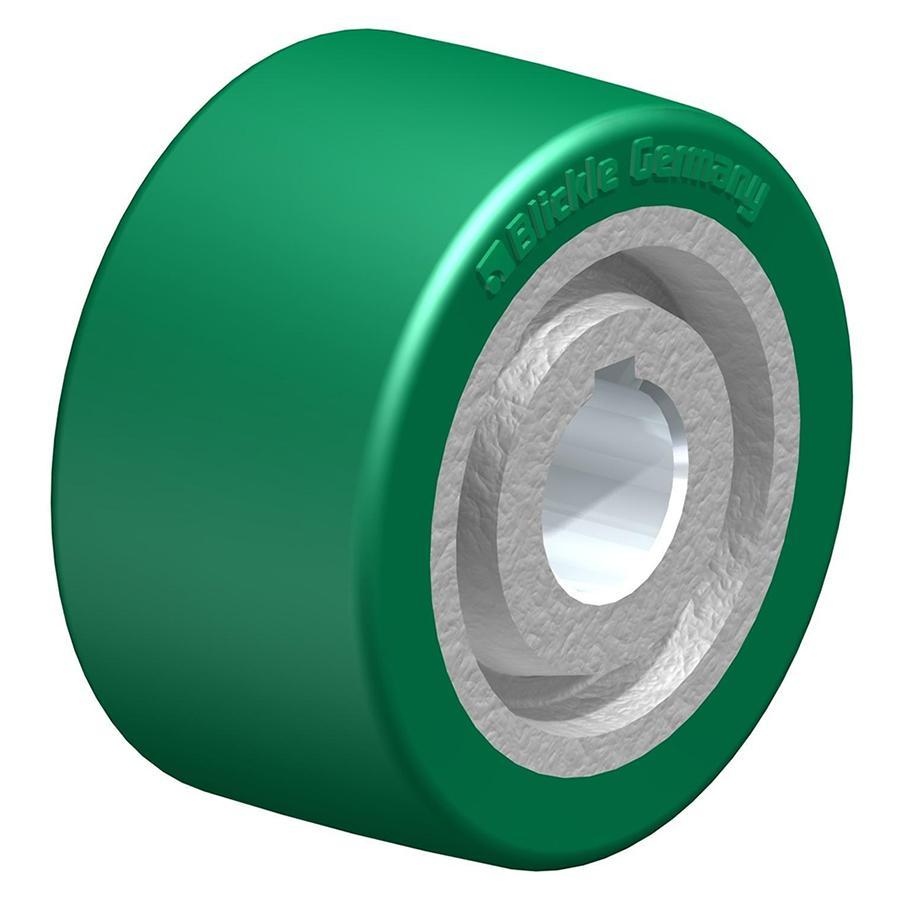 GSTN - Ruedas motrices de alta resistencia con chavetero de cubo