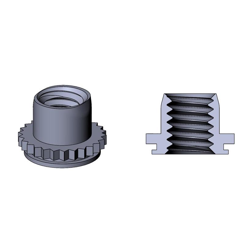 NHL Tuercas autoblocantes de bloqueo en miniatura