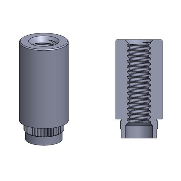 TE Brochamento, espaçadores auto-apertados de compressão