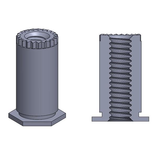 TF Espaçadores auto-fixadores de aterramento