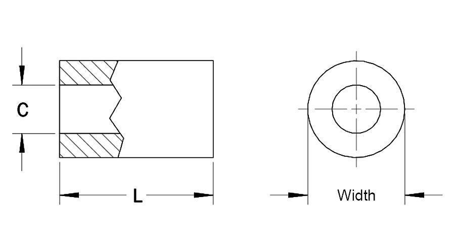 RSP Espaçadores redondos