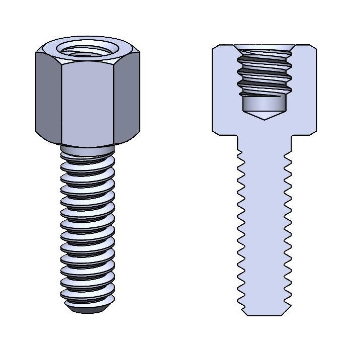 HJS Separadores hexagonales tipo jack