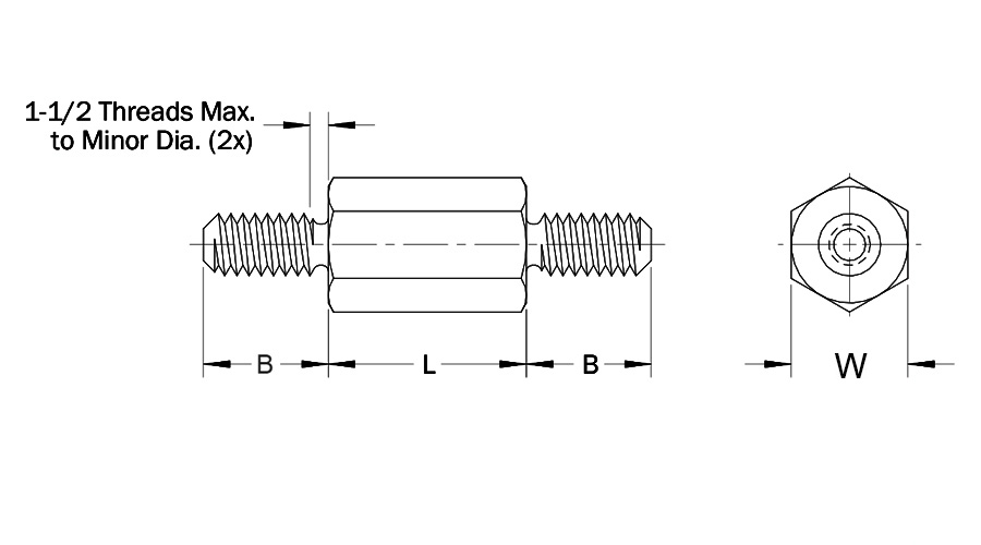 HMM Espaçadores Hexagonais Macho-Macho