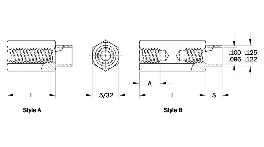 HSST Separadores de estampación hexagonal