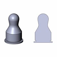 BS12 Pinos de esfera auto-fixantes