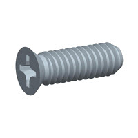 82 Degree Trimmed Flat Head Machine Screws