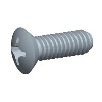 Undercut Oval Head Machine Screws