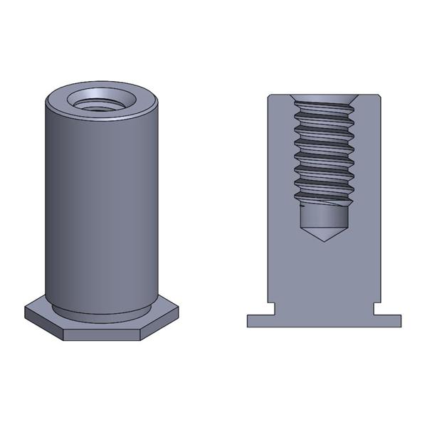 TM Espaçadores Autocravantes Cegos